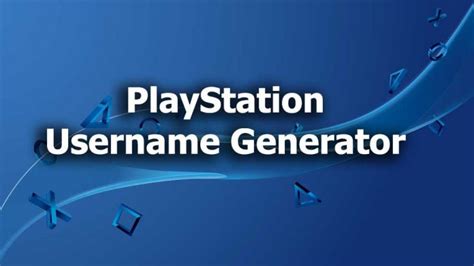 ps4 usernames generator|ps4 card name generator.